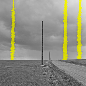 「Pylones」というタイトルの写真撮影 Philippe Picquartによって, オリジナルのアートワーク