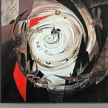 Pittura intitolato "Swirl - 120x120Cm" da Phill Bello, Opera d'arte originale, Olio
