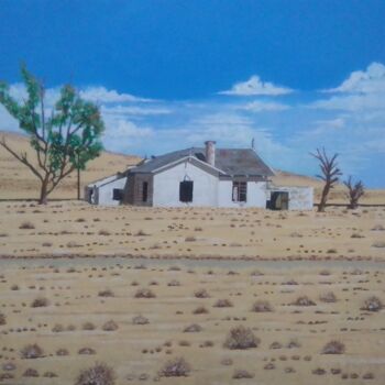 Painting titled "Namibia" by Phillip Matthews, Original Artwork, Acrylic