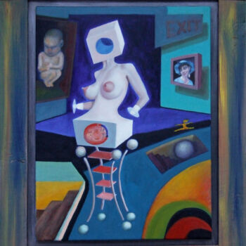 Pintura intitulada "Dreaming of Lightne…" por Phillip Reese, Obras de arte originais, Acrílico