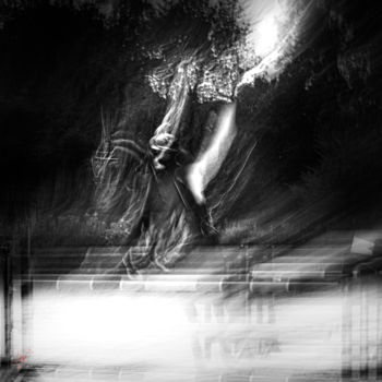 Fotografie mit dem Titel "The Ghost Ridrer" von Philippe Loze, Original-Kunstwerk, Digitale Fotografie