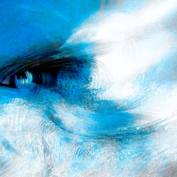 Photographie intitulée "Mes larmes océanes" par Philippe Loze, Œuvre d'art originale, Photographie numérique