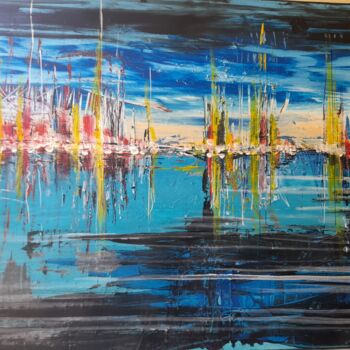 Painting titled "PORT" by Philovades, Original Artwork, Acrylic