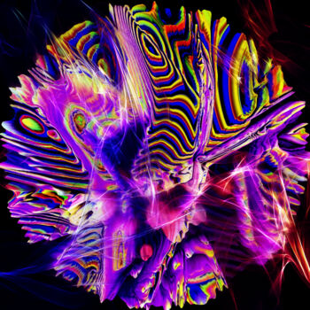 Arts numériques intitulée "Corallium meum imag…" par Phim, Œuvre d'art originale, Peinture numérique