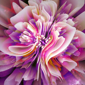 Arts numériques intitulée "Expansion rosacée" par Phim, Œuvre d'art originale, Peinture numérique