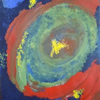 Painting titled "Whirlpool" by Blackbeauty13, Original Artwork, Acrylic