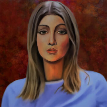 Artes digitais intitulada "Portrait" por Michele Poenicia, Obras de arte originais, Pintura digital