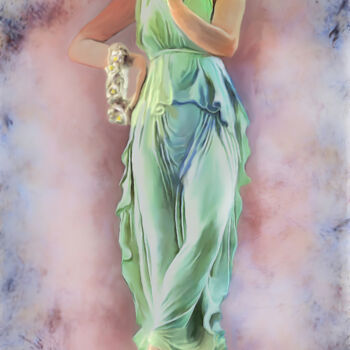 Arte digital titulada "Canova's Dancer" por Michele Poenicia, Obra de arte original, Pintura Digital