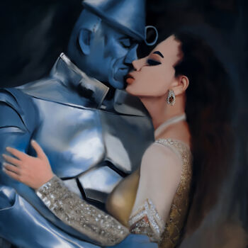 Digital Arts titled "The Tin Man" by Michele Poenicia, Original Artwork, Digital Painting
