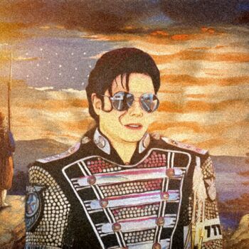 Цифровое искусство под названием "Michael Jackson" - Phoenix Arts, Подлинное произведение искусства, Цифровая живопись