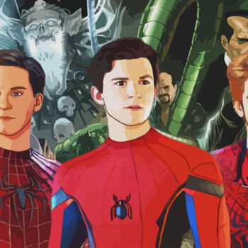"Spider Man" başlıklı Dijital Sanat Phoenix Arts tarafından, Orijinal sanat, Dijital Resim