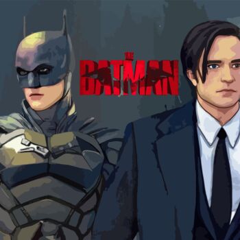 Digitale Kunst getiteld "Batman" door Phoenix Arts, Origineel Kunstwerk, Digitaal Schilderwerk