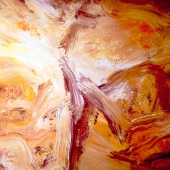 Pintura titulada "Sahara" por Photini Marakakis, Obra de arte original