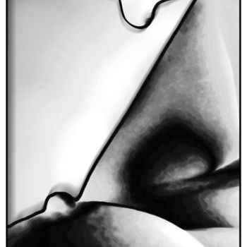 Photographie intitulée "A demi nue" par Josiane Karanian Boularot, Œuvre d'art originale