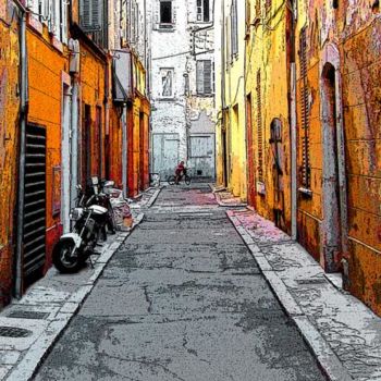 Photography titled "La Ciotat - Les rue…" by Josiane Karanian Boularot, Original Artwork