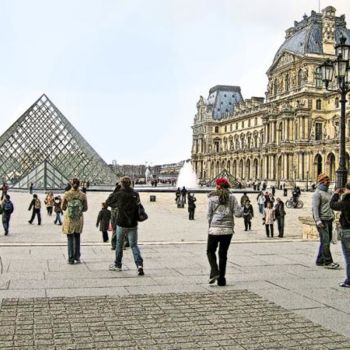 Fotografie mit dem Titel "PARIS - Musée du Lo…" von Josiane Karanian Boularot, Original-Kunstwerk