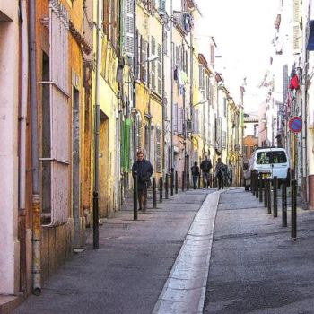 Photographie intitulée "LA CIOTAT - Les rue…" par Josiane Karanian Boularot, Œuvre d'art originale