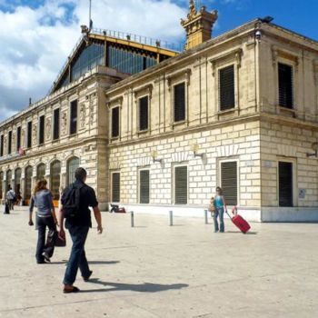 Fotografía titulada "MARSEILLE - Sous le…" por Josiane Karanian Boularot, Obra de arte original