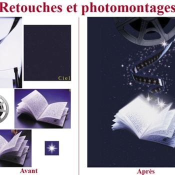 Photography titled "Retouche et photomo…" by Cyril Bruneau, Original Artwork