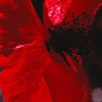 Fotografie mit dem Titel "coquelicot en macro…" von Harireche "Harimoart" Hari Mo Art, Original-Kunstwerk, Andere