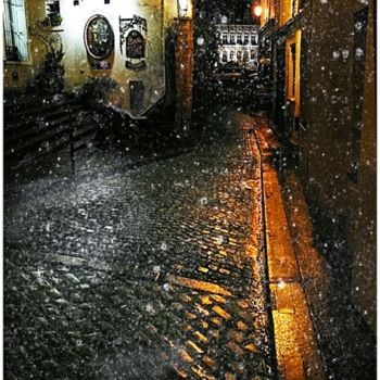 Photographie intitulée "Rue Colombes Paris…" par Michel Hervo, Œuvre d'art originale