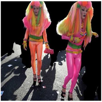 Fotografia intitolato "Gay pride" da Michel Hervo, Opera d'arte originale