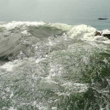 Photographie intitulée "Chutes à Antalya" par Michel Hervo, Œuvre d'art originale