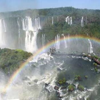 Фотография под названием "Les chutes d'Iguaçu" - Michel Hervo, Подлинное произведение искусства