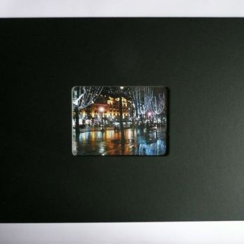 Fotografia intitolato "Paris Nocturne (tom…" da Michel Hervo, Opera d'arte originale