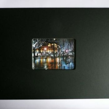 Fotografia intitolato "Paris la nuit (tome…" da Michel Hervo, Opera d'arte originale