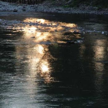 "L'or du gave" başlıklı Fotoğraf Michel Hervo tarafından, Orijinal sanat