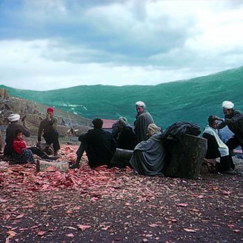 Photographie intitulée "Algérie 1960" par Michel Hervo, Œuvre d'art originale