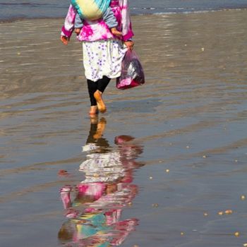 Photographie intitulée "Reflets chamarés" par Michel Hervo, Œuvre d'art originale