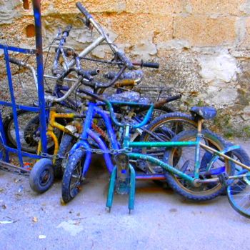 Fotografía titulada "vélos.jpg" por Aimé K., Obra de arte original