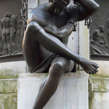 Скульптура под названием "Nelson Monument" - Kevin C Lee, Подлинное произведение искусства, Металлы