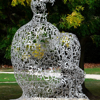 Skulptur mit dem Titel "Was this taken from…" von Kevin C Lee, Original-Kunstwerk, Metalle