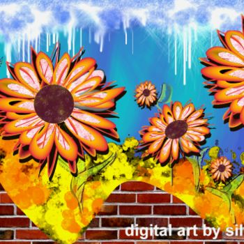 Digital Arts titled ""SUNFLOWERS" devian…" by Phõtos_gráphein, Original Artwork