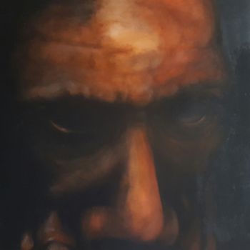 Painting titled "monstre" by Philippe Picard, Original Artwork, Oil