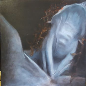 Painting titled "christus" by Philippe Picard, Original Artwork, Acrylic