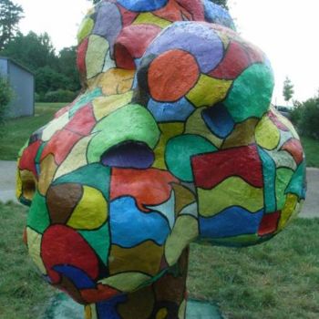 Instalación titulada "L'arbre magique à s…" por Philippe Sidot Et Charlotte Carsin, Obra de arte original