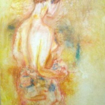 Painting titled "Dos nu" by Pierrvass, Original Artwork