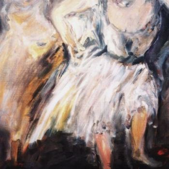 Peinture intitulée "D'après DEGAS" par Pierrvass, Œuvre d'art originale, Huile