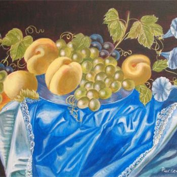 "Peaches and Grape S…" başlıklı Tablo Natalia Piacheva tarafından, Orijinal sanat, Petrol