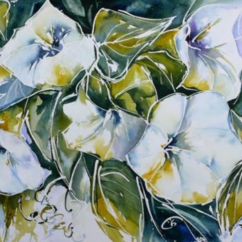 Painting titled "Volubilis" by Véronique Piaser-Moyen, Original Artwork, Watercolor