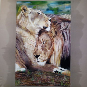 Painting titled "Earthly Love" by Picco, Original Artwork