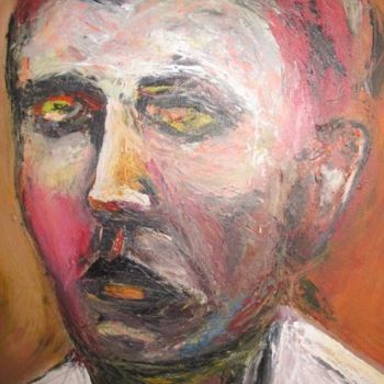 Painting titled "Zombie" by Pichov, Original Artwork, Oil