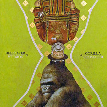 Painting titled "beefeatergorilla-60…" by Pichugin, Original Artwork