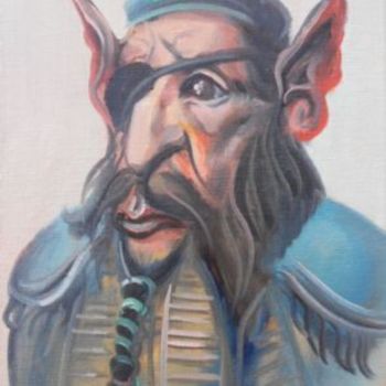 Pintura titulada "troll (king of the…" por Patryk Piecuch, Obra de arte original, Otro