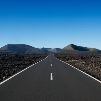 Photography titled "Road to Infinity 1" by Pier Maulini, Original Artwork, Digital Photography