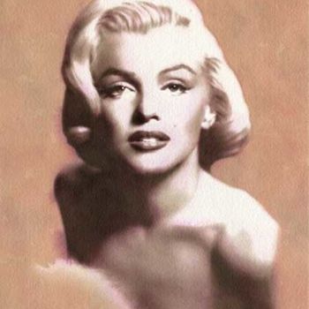 Картина под названием "Marilyn Monroe" - Pierre Cave, Подлинное произведение искусства